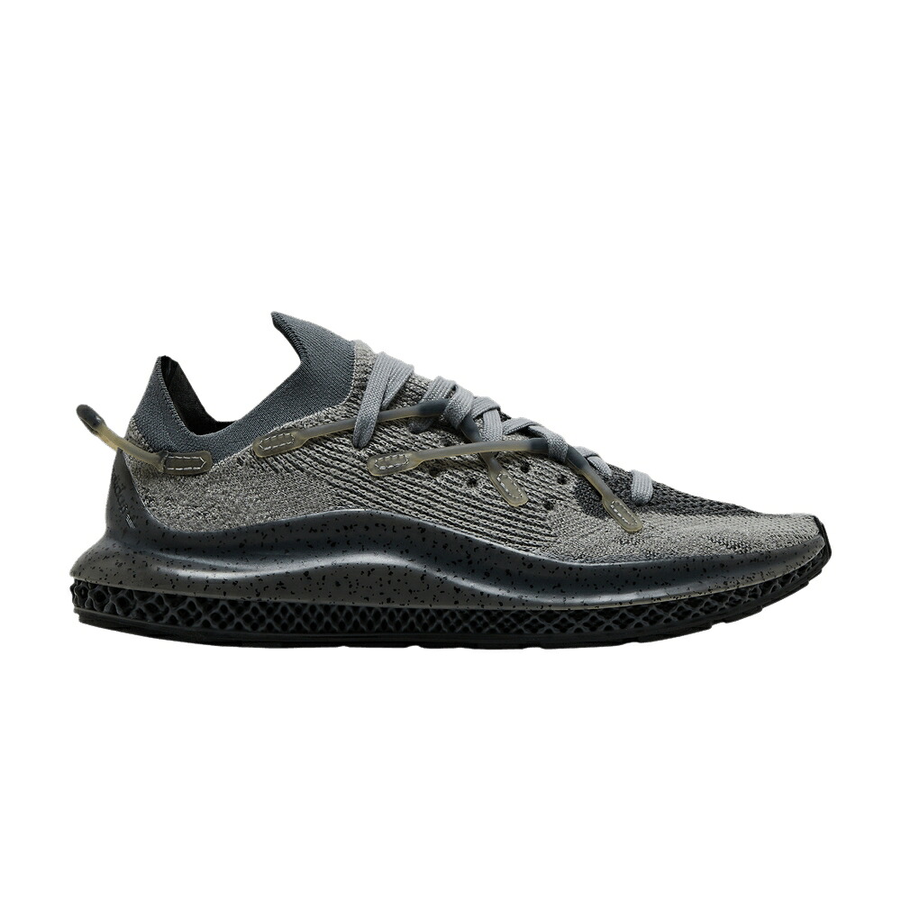 アディダス 灰色 グレー コア 黒色 ブラック 'GREY' スニーカー メンズ ADIDAS 4D FUSIO / GREY THREE GREY FOUR CORE BLACK
