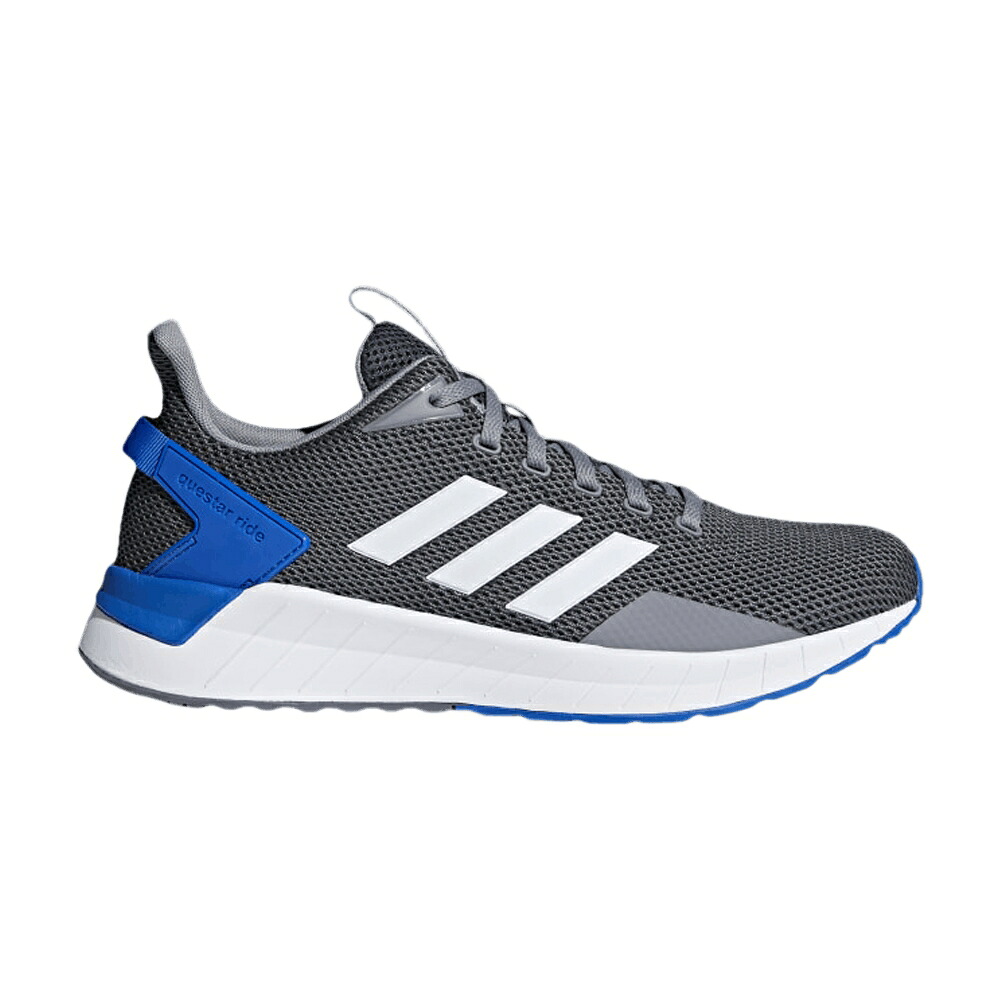 アディダス 薄墨色 薄墨色 白いこと 白いこと \u0027GREY BLUE\u0027 スニーカー メンズ ADIDAS QUESTAR RIDE / GREY CLOUD WHITE GREY