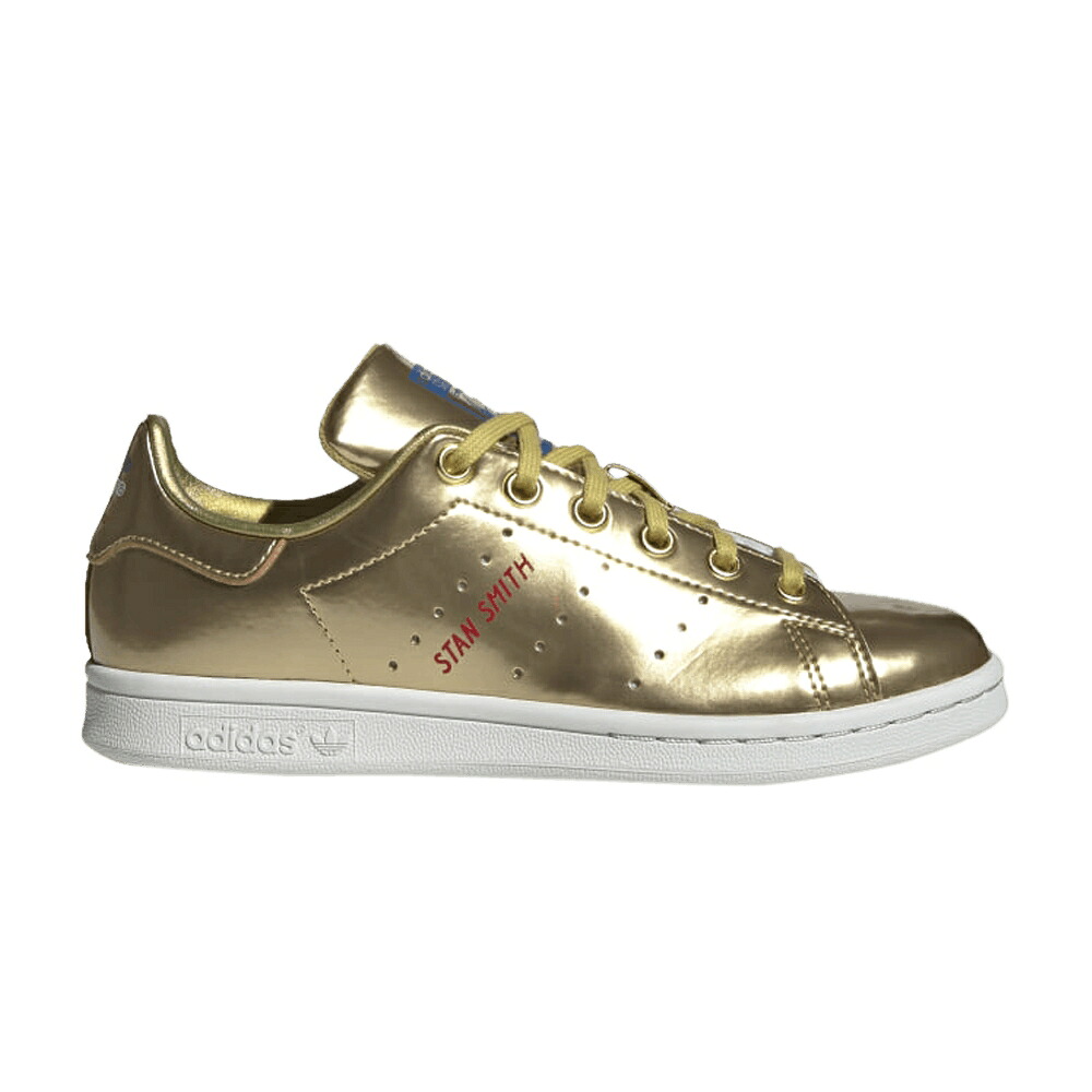 アディダス ゴールド スタンスミス 'GOLD METALLIC' スニーカー メンズ ADIDAS STAN SMITH J / GOLD METALLIC GOLD METALLIC