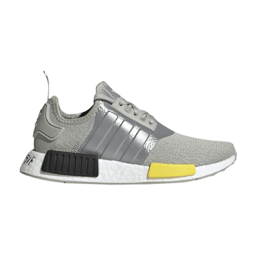 アディダス メタル 灰色 グレー 黄色 イエロー コア 黒色 ブラック NMD_R1 FUTURISTIC GREY スニーカー メンズ ADIDAS J - METAL / METAL GREY YELLOW CORE BLACK