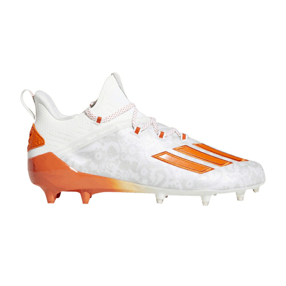 アディダス アディゼロ 白いこと 白いこと 野球クラブ 橙 オレンジ色 \u0027FLORAL ORANGE\u0027 スニーカー メンズ ADIDAS ADIZERO NEW REIGN - WHITE TEAM / CLOUD WHITE TEAM ORANGE CLOUD