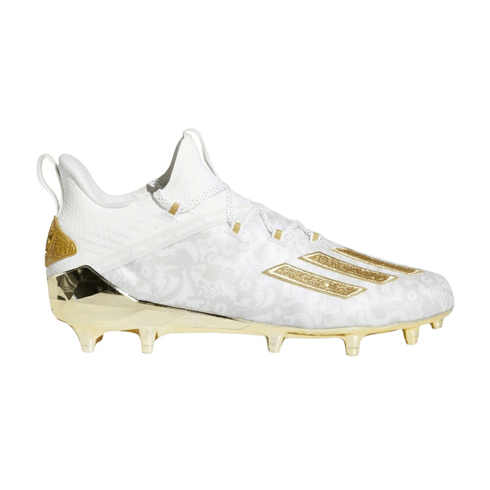 アディダス アディゼロ 白いこと 白いこと ゴールド \u0027FLORAL METALLIC\u0027 スニーカー メンズ ADIDAS ADIZERO NEW REIGN - WHITE GOLD / CLOUD WHITE GOLD METALLIC CLOUD