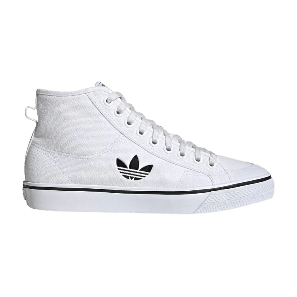 アディダス ハイ 白色 ホワイト コア 'CLOUD WHITE' スニーカー メンズ ADIDAS NIZZA HIGH / CLOUD WHITE CLOUD WHITE CORE