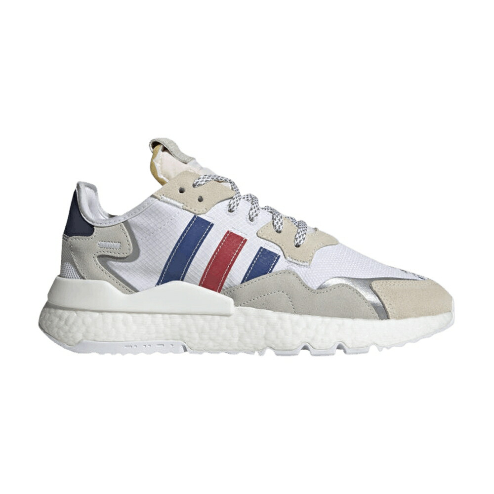 アディダス ジョガーパンツ 白色 ホワイト WHITE SCARLET スニーカー メンズ ADIDAS NITE JOGGER ROYAL / CLOUD WHITE COLLEGIATE ROYAL