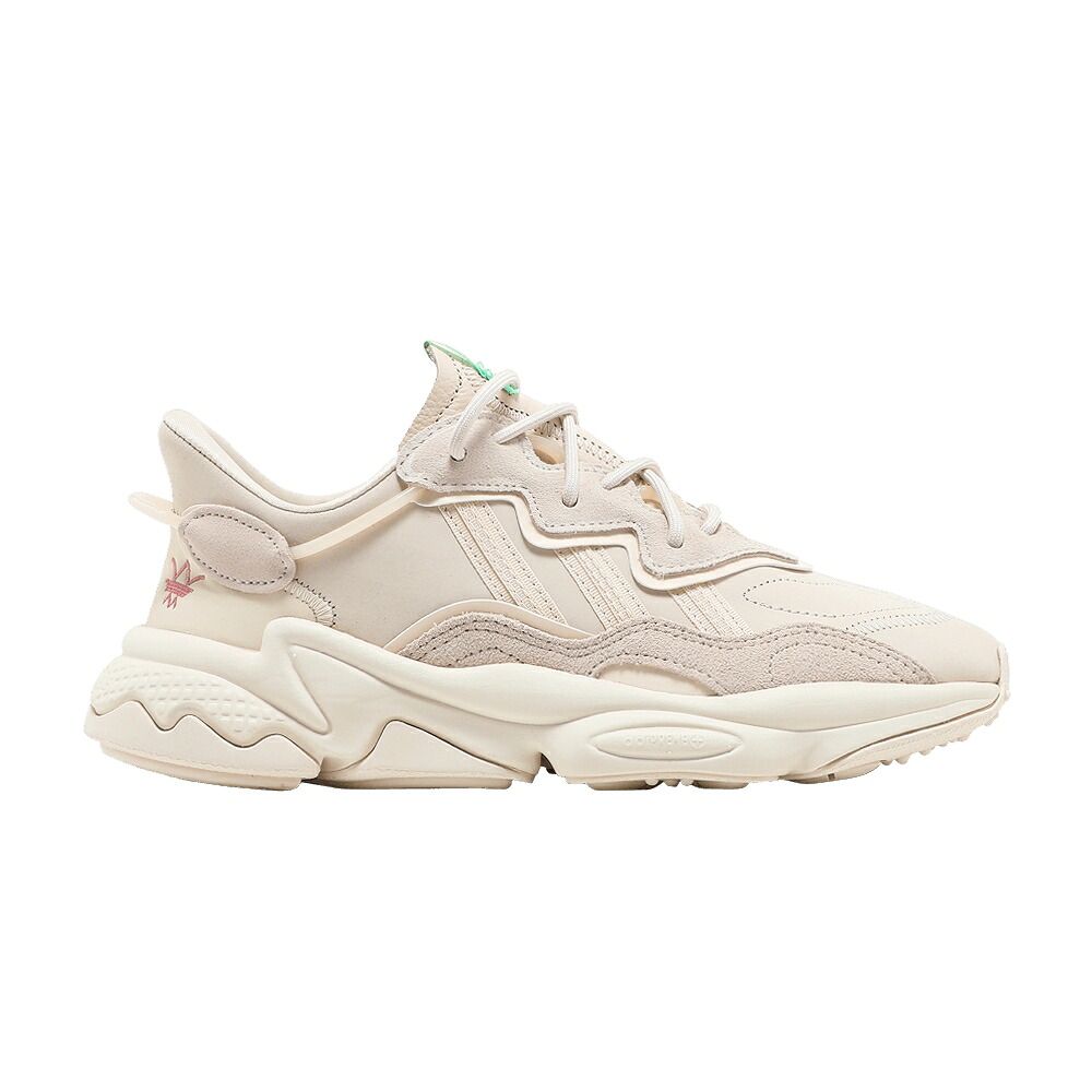 アディダス アイボリー 白色 ホワイト 'HALO IVORY' スニーカー レディース ADIDAS WMNS OZWEEGO / HALO IVORY LINEN CHALK WHITE｜スニケス