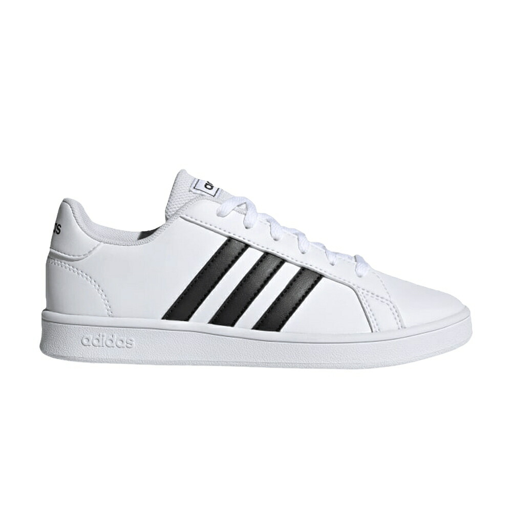 アディダス グランド コート 白色 ホワイト コア 黒色 ブラック WHITE BLACK スニーカー メンズ ADIDAS GRAND COURT J / CLOUD WHITE CORE BLACK CLOUD