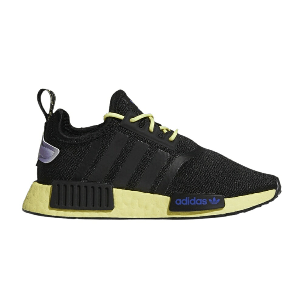 アディダス コア 黒色 ブラック 黄色 イエロー NMD_R1 'BLACK YELLOW' スニーカー メンズ ADIDAS LITTLE KID PULSE / CORE BLACK PULSE YELLOW SONIC