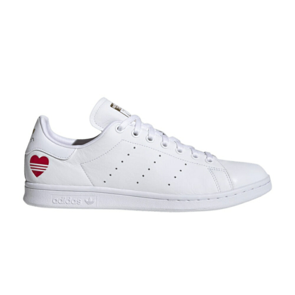 アディダス 白いこと 白いこと 姿勢為損ない \u0027VALENTINE\u0027S DAY\u0027 スニーカー メンズ ADIDAS STAN SMITH / CLOUD WHITE CLOUD WHITE SCARLET