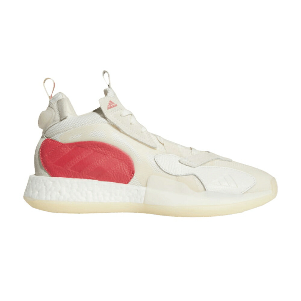 アディダス 白色 ホワイト ショック 赤 レッド OFF RED スニーカー メンズ ADIDAS ZONEBOOST WHITE SHOCK / OFF WHITE ECRU TINT SHOCK RED