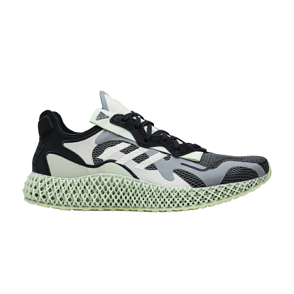 アディダス 紺色 ネイビー 緑 グリーン 'MINT' スニーカー メンズ ADIDAS RUNNER 4D V2 / NAVY GREEN|スニケス
