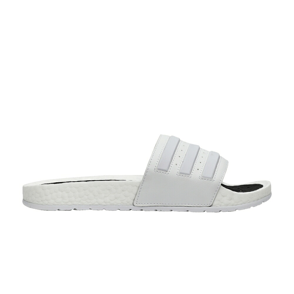 アディダス アディレッタ ブースト 白いこと 白いこと \u0027CLOUD WHITE\u0027 スニーカー メンズ ADIDAS ADILETTE BOOST SLIDES / CLOUD WHITE CLOUD WHITE CLOUD