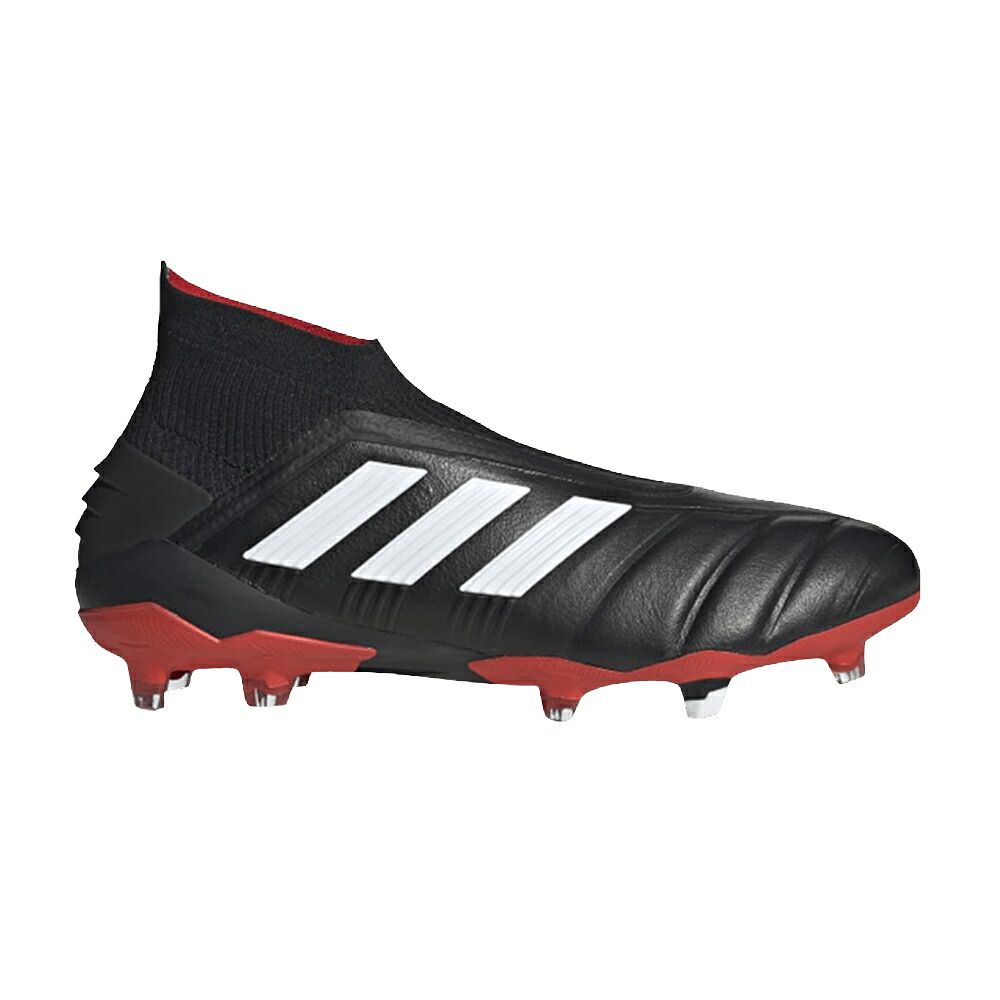 アディダス プレデター コア 黒色 ブラック 白色 ホワイト 赤 レッド 19+ '25TH ANNIVERSARY' スニーカー メンズ ADIDAS PREDATOR FG / CORE BLACK CLOUD WHITE RED｜スニケス