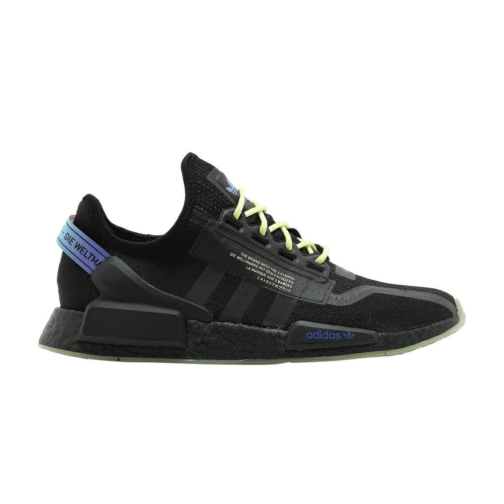 アディダス コア 黒色 ブラック 黄色 イエロー NMD_R1 BLACK INK スニーカー メンズ ADIDAS V2 SONIC / CORE BLACK PULSE YELLOW SONIC