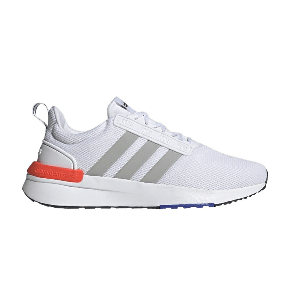 アディダス 白いこと 白いこと 薄墨色 薄墨色 赤 赤いこと \u0027WHITE RED\u0027 スニーカー メンズ ADIDAS RACER TR21 SOLAR / CLOUD WHITE GREY TWO SOLAR RED