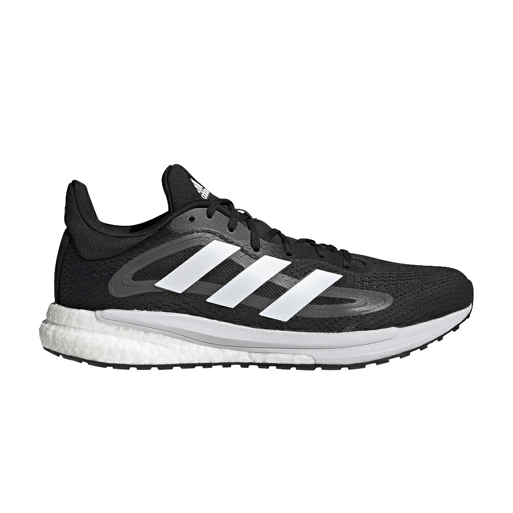 アディダス コア 黒色 ブラック 白色 ホワイト 灰色 グレー 'BLACK WHITE' スニーカー メンズ ADIDAS SOLARGLIDE 4 / CORE BLACK CLOUD WHITE GREY FIVE 24,069円