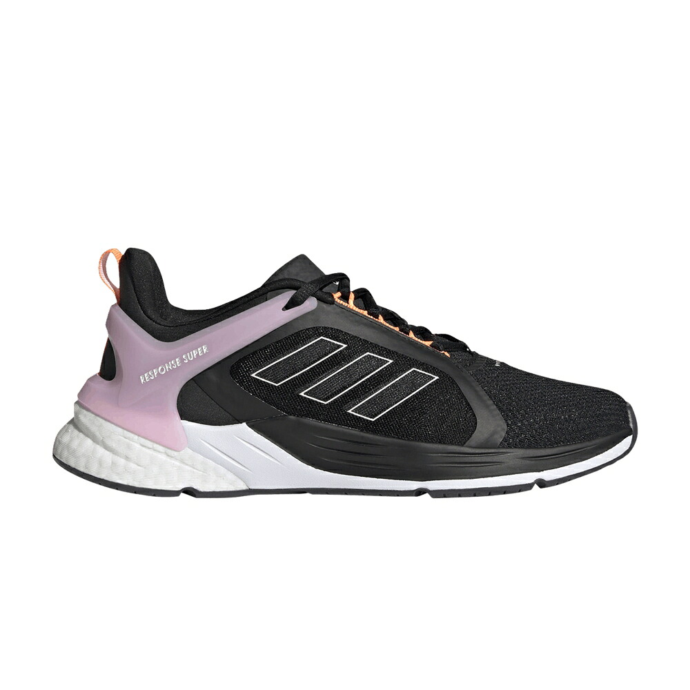 アディダス レスポンス コア 黒色 ブラック 白色 ホワイト 2.0 'BLACK PINK' スニーカー レディース ADIDAS WMNS RESPONSE SUPER CLEAR / CORE BLACK CLOUD WHITE CLEAR｜スニケス 79,100円