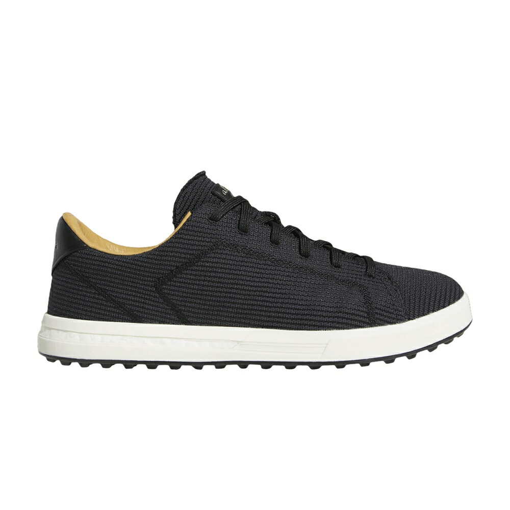 アディダス アディピュア ニット ゴルフ コア 黒色 ブラック カーボン CORE BLACK スニーカー メンズ ADIDAS ADIPURE SP KNIT SPIKELESS GOLF / CORE BLACK CARBON CYBER METALLIC