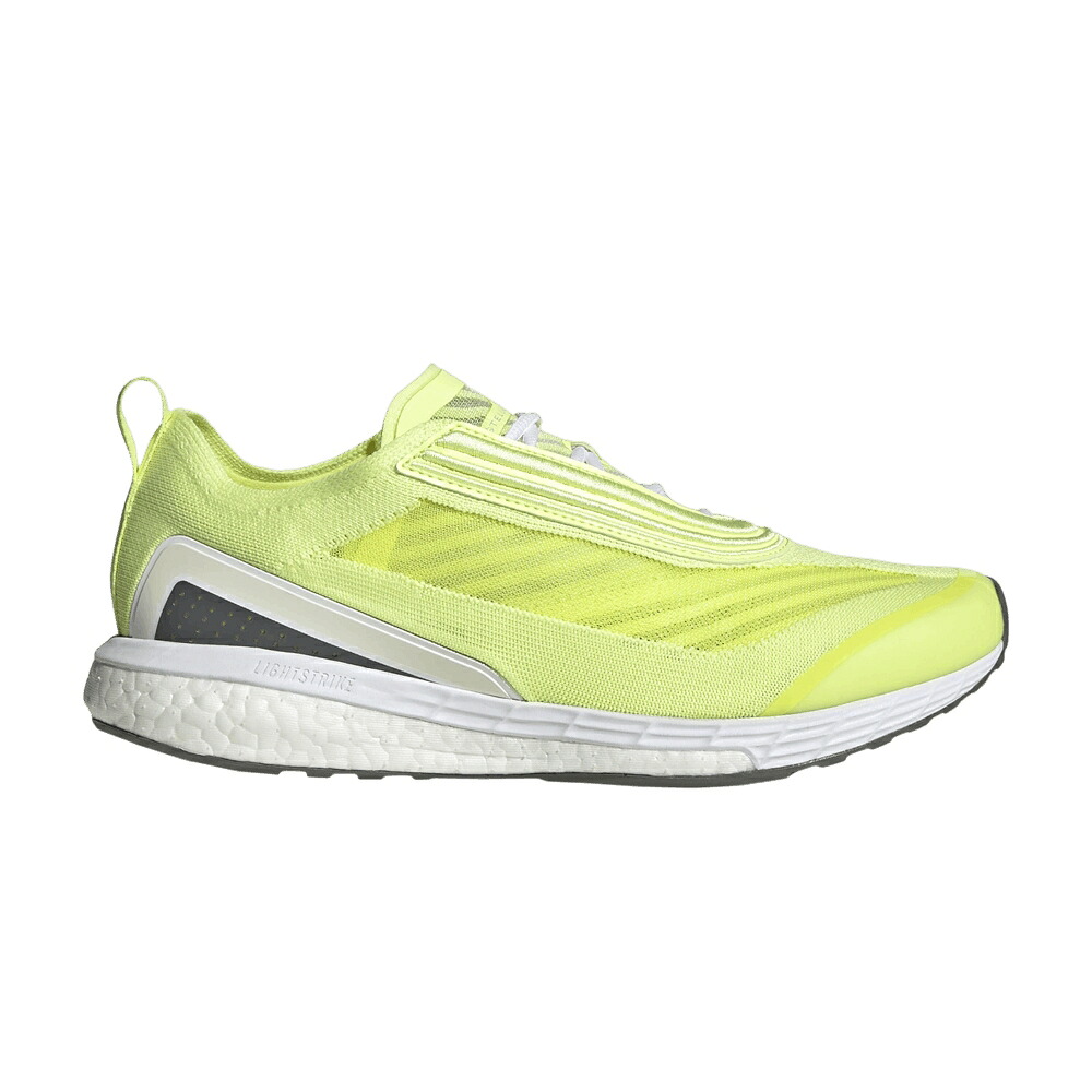 アディダス アディゼロ ボストン 黄色 イエロー 青色 ブルー 'LIGHT YELLOW' スニーカー レディース ADIDAS STELLA MCCARTNEY X WMNS ADIZERO BOSTON FLASH / LIGHT FLASH YELLOW WATER BLUE HI|スニケス