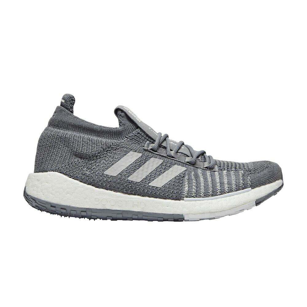 アディダス 薄墨色 薄墨色 白いこと 白いこと \u0027GREY\u0027 スニーカー レディース ADIDAS WMNS PULSEBOOST 固定ディスク / GREY THREE GREY TWO CLOUD WHITE スニーカー-靴