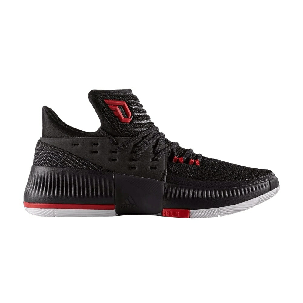 アディダス 黒いこと 黒いこと 中核グループ \u0027BLACK SCARLET\u0027 スニーカー メンズ ADIDAS D LILLARD 3 / UTILITY BLACK CORE BLACK SCARLET