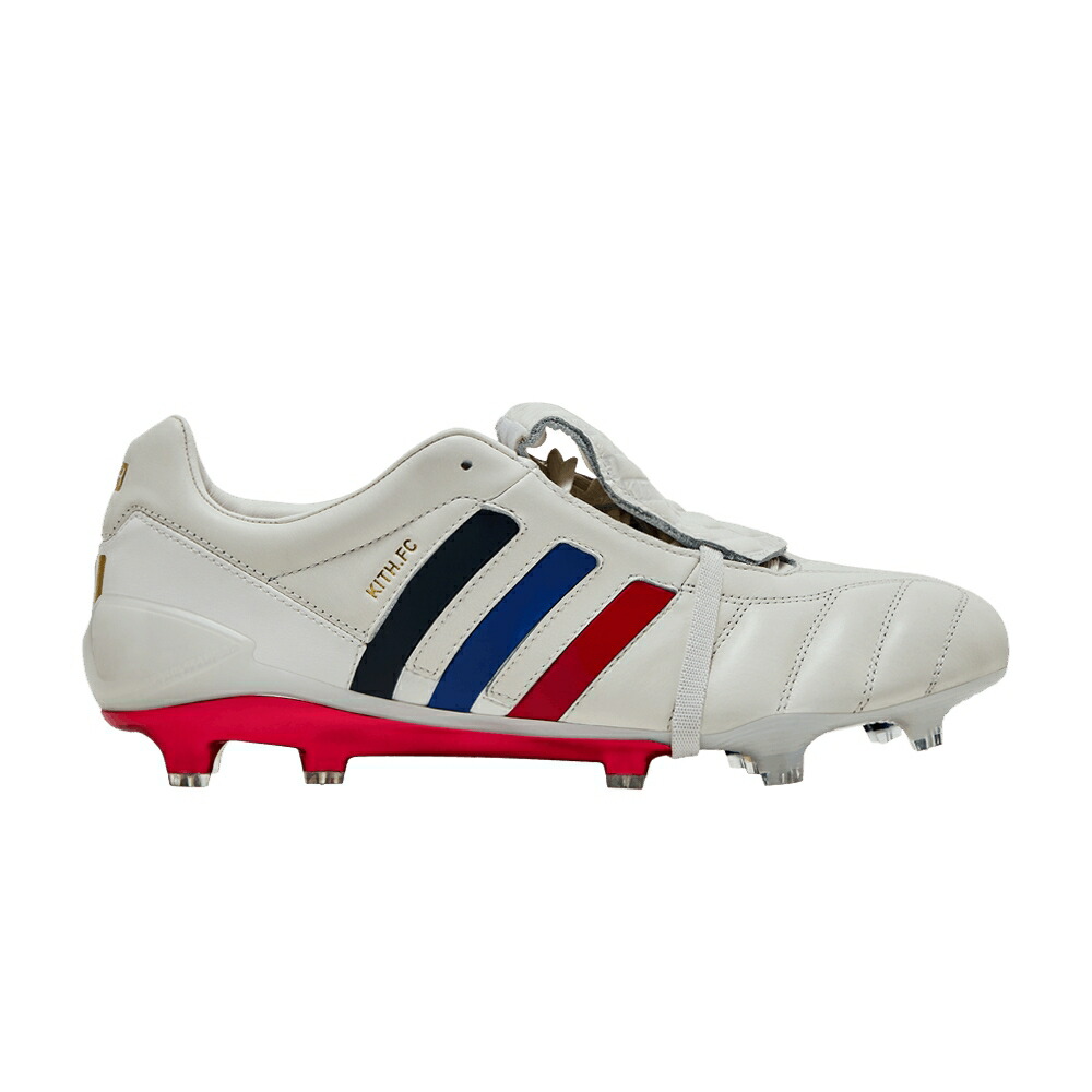 アディダス プレデター 赤 レッド 白色 ホワイト 青色 ブルー WHITE BLUE スニーカー メンズ ADIDAS KITH X PREDATOR MANIA FG RED / WHITE VIVID RED ROYAL BLUE
