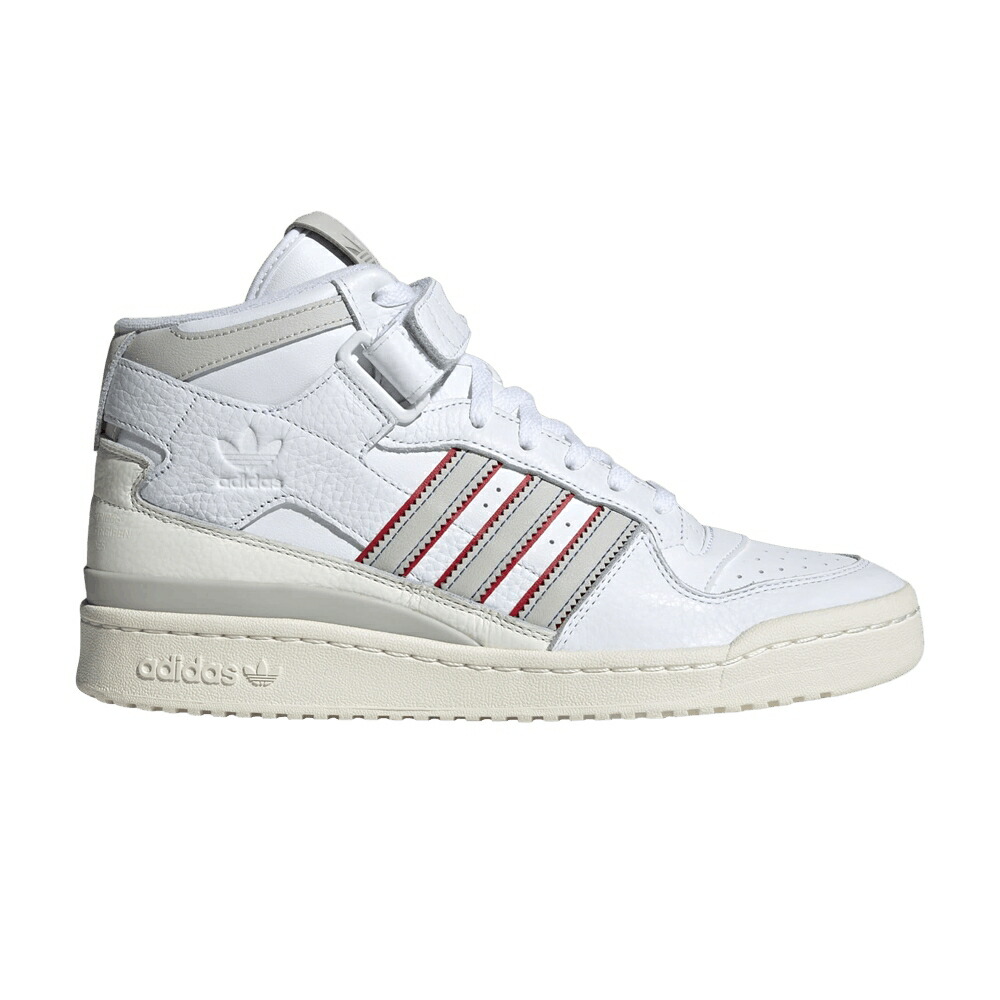 アディダス フォーラム ミッド 灰色 グレー 白色 ホワイト 青色 ブルー 'WHITE RED' スニーカー メンズ ADIDAS FORUM MID GREY / CLOUD WHITE GREY ONE BLUE