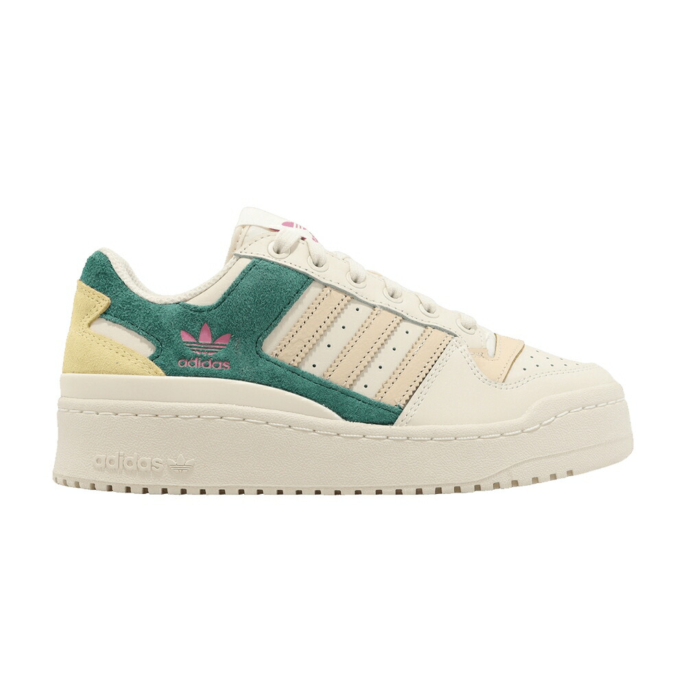 アディダス フォーラム 砂色 サンド 白色 ホワイト CHALK GREEN スニーカー レディース ADIDAS WMNS FORUM BOLD SAND STRATA / CHALK WHITE SAND STRATA ALMOST