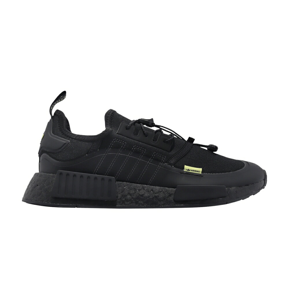 アディダス コア 黒色 ブラック カーボン 黄色 イエロー NMD_R1 'BLACK YELLOW' スニーカー メンズ ADIDAS PULSE / CORE BLACK CARBON PULSE YELLOW