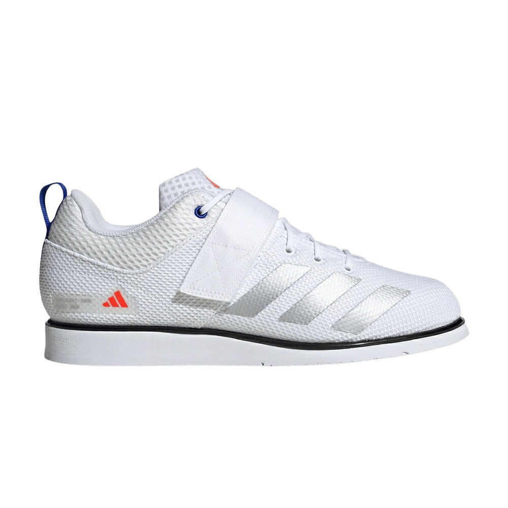 アディダス パワーフィット 銀色 シルバー 白色 ホワイト コア 'WHITE METALLIC' スニーカー メンズ ADIDAS POWERLIFT 5 SILVER / CLOUD WHITE SILVER METALLIC CORE｜スニケス