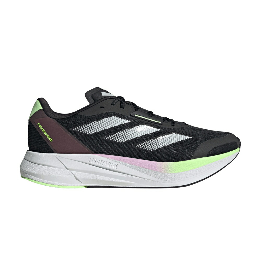 アディダス スピード コア 黒色 ブラック ゼロ BLACK AURORA スニーカー メンズ ADIDAS DURAMO SPEED / CORE BLACK ZERO METALLIC AURORA
