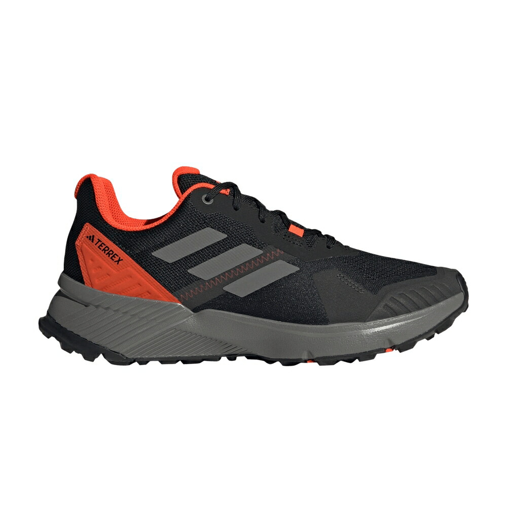 アディダス コア 黒色 ブラック 灰色 グレー 赤 レッド BLACK RED スニーカー メンズ ADIDAS TERREX SOULSTRIDE SOLAR / CORE BLACK GREY FOUR SOLAR RED