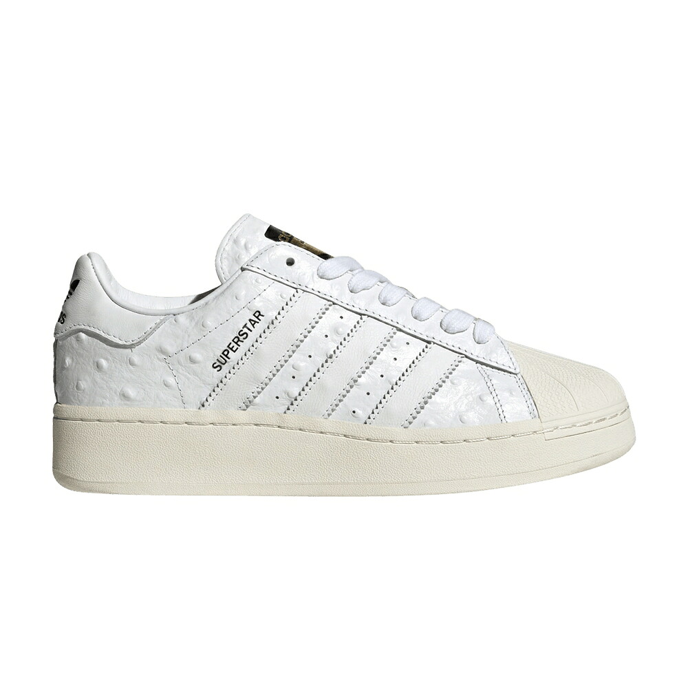 アディダス はやりっ児 白いこと 白いこと ゴールド \u0027WHITE OSTRICH\u0027 スニーカー メンズ ADIDAS SUPERSTAR XLG / CLOUD WHITE CLOUD WHITE GOLD