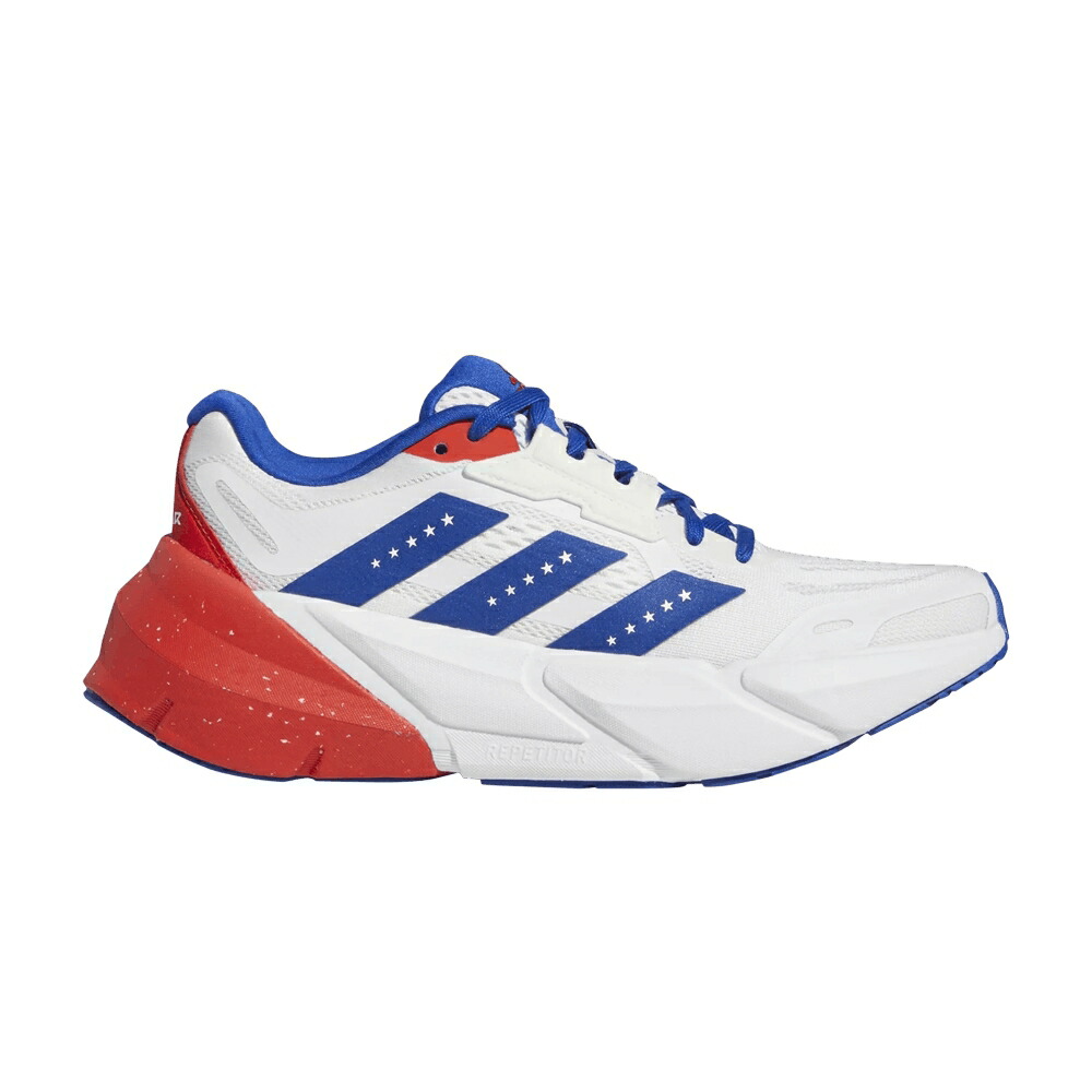 アディダス 白色 ホワイト 赤 レッド PEACHTREE スニーカー レディース ADIDAS WMNS ADISTAR / CLOUD WHITE COLLEGIATE ROYAL RED