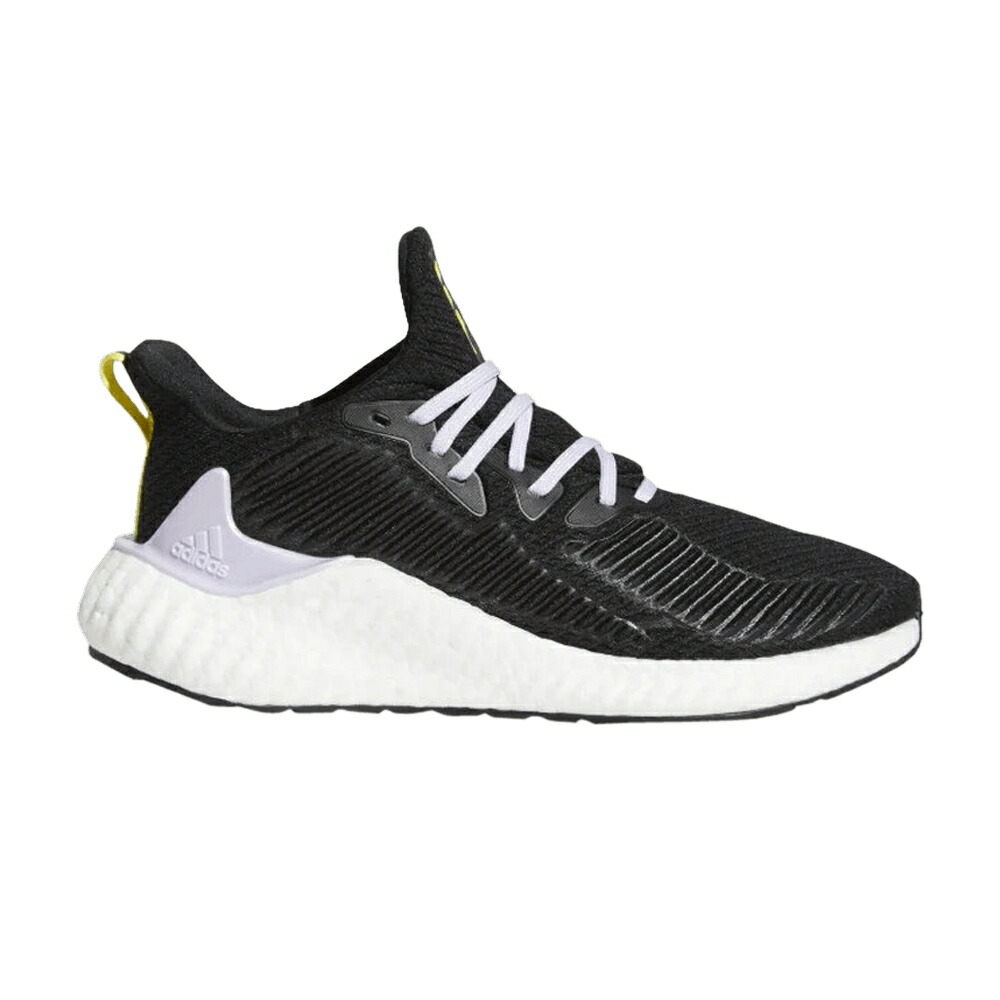 アディダス コア 黒色 ブラック 'PURPLE TINT' スニーカー レディース ADIDAS WMNS ALPHABOOST IWD / CORE BLACK