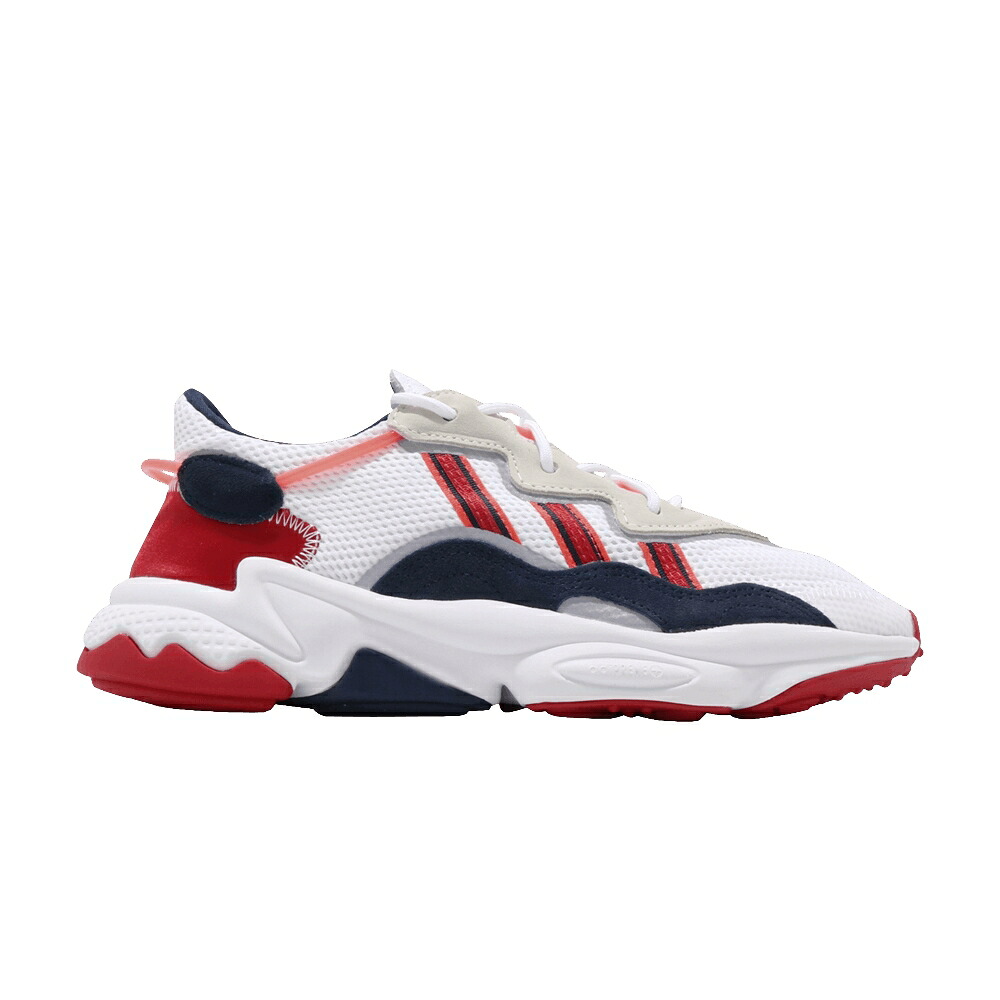 アディダス 白いこと 白いこと 紺色 米国海軍 \u0027SCARLET\u0027 スニーカー メンズ ADIDAS OZWEEGO / CLOUD WHITE COLLEGIATE NAVY メンズ靴-スニーカー-靴