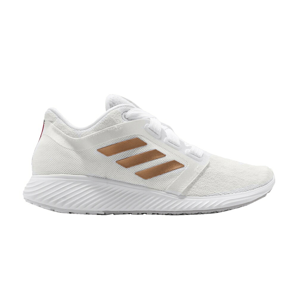 アディダス 白いこと 白いこと 銅色 コッパー \u0027COPPER METALLIC\u0027 スニーカー レディース ADIDAS WMNS EDGE LUX 3 / CLOUD WHITE COPPER METALIC