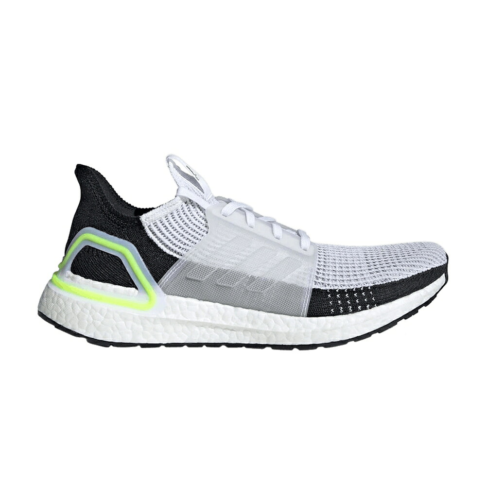 アディダス 白色 ホワイト 灰色 グレー 'WHITE YELLOW' スニーカー メンズ ADIDAS ULTRABOOST 19 / FOOTWEAR WHITE GREY ONE GREY|スニケス
