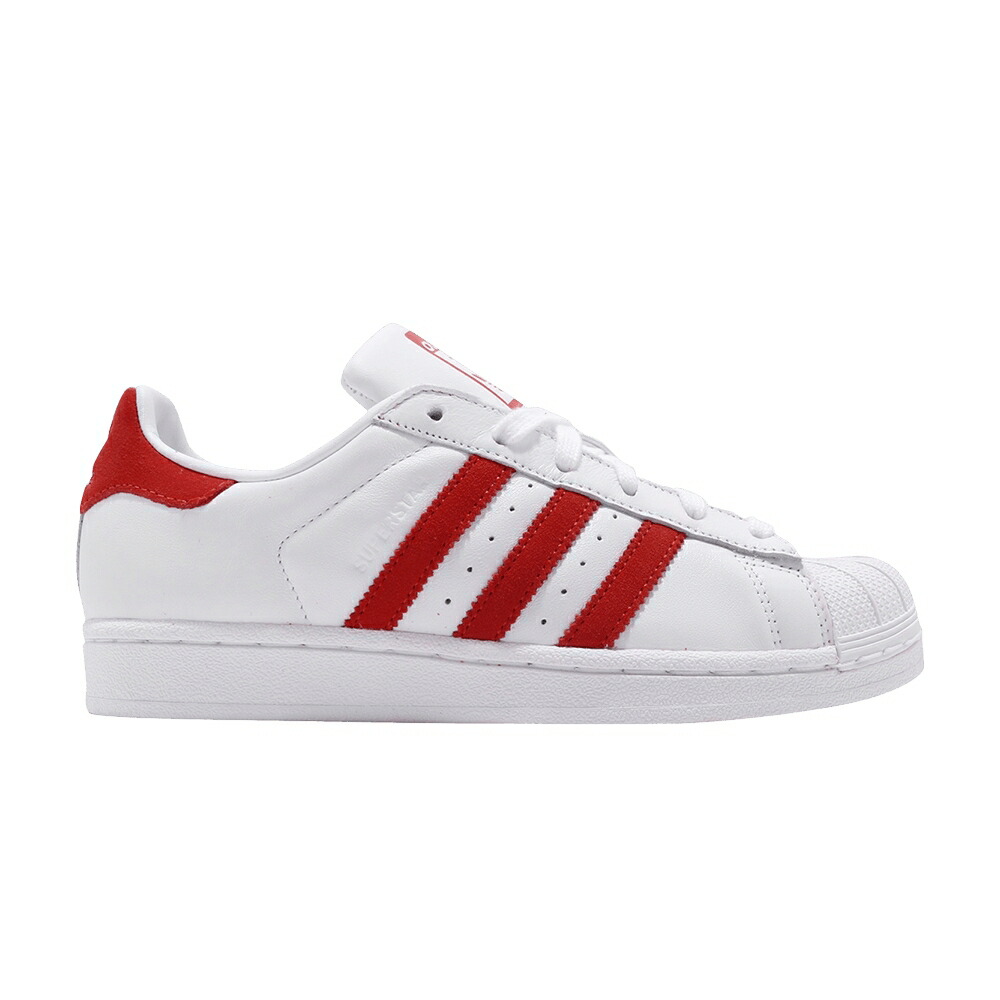 アディダス スーパースター 白色 ホワイト 赤 レッド ACTIVE RED スニーカー メンズ ADIDAS SUPERSTAR / CLOUD WHITE ACTIVE RED CLOUD