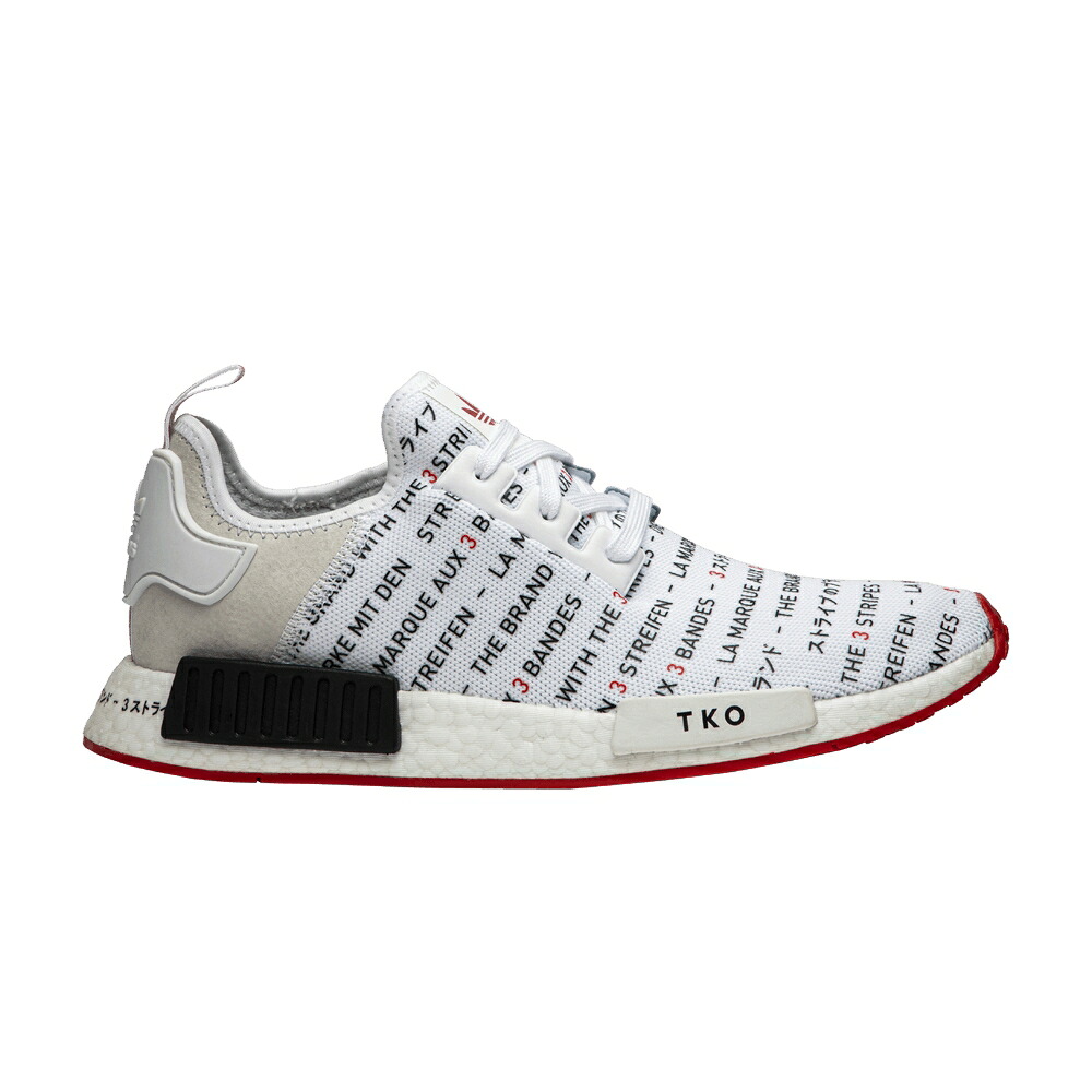 アディダス 白色 ホワイト 黒色 ブラック 赤 レッド NMD_R1 'TKO' スニーカー メンズ ADIDAS / WHITE BLACK RED|スニケス