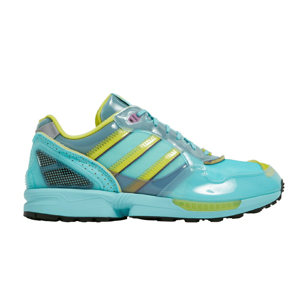 アディダス アクア ショック 黄色 イエロー INSIDE AQUA スニーカー メンズ ADIDAS ZX 6000 OUT XZ 0006 PACK - / CLEAR AQUA SHOCK YELLOW