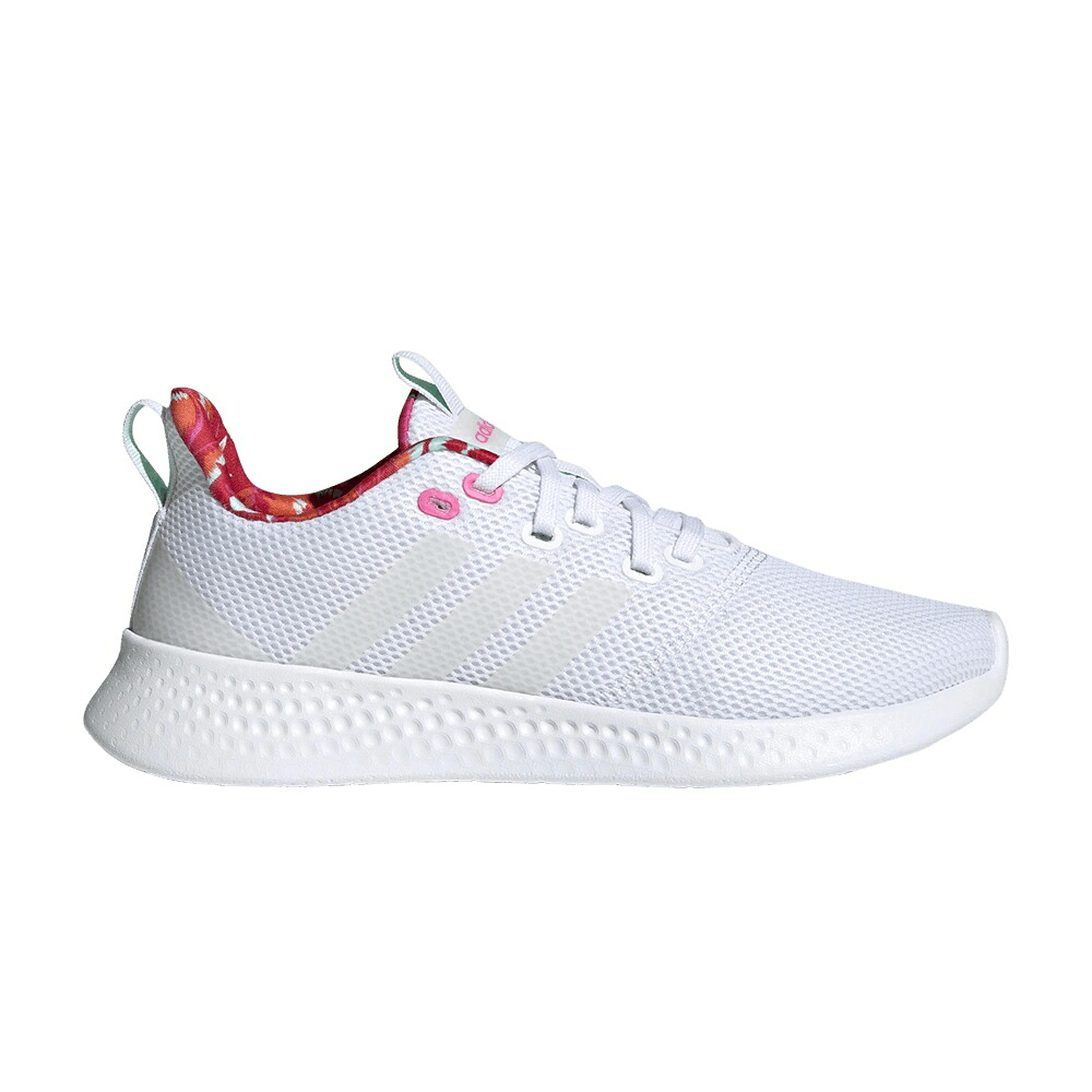 アディダス 白色 ホワイト 'WHITE PINK' スニーカー レディース ADIDAS WMNS PUREMOTION SCREAMING / CLOUD WHITE CLOUD WHITE|スニケス