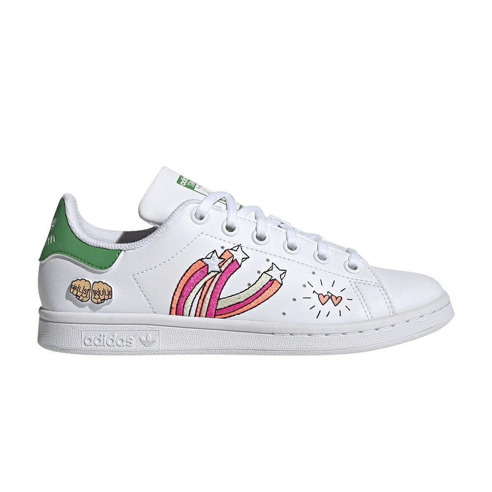 アディダス 白色 ホワイト スタンスミス 'GIRLS WHITE' スニーカー メンズ ADIDAS STAN SMITH J RULE - / CLOUD WHITE CLOUD WHITE VIVID|スニケス