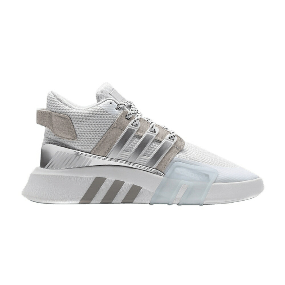アディダス 白いこと 白いこと 薄墨色 薄墨色 しろがね色 しろがね色 \u0027WHITE GREY\u0027 スニーカー メンズ ADIDAS EQT BASK ADV V2 / FOOTWEAR WHITE GREY ONE SILVER