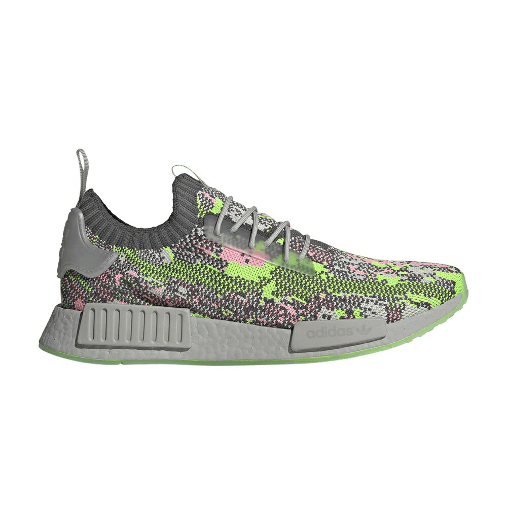 アディダス 灰色 グレー NMD_R1 HYPER POP スニーカー メンズ ADIDAS PRIMEKNIT / GREY TWO GREY TWO HYPER POP