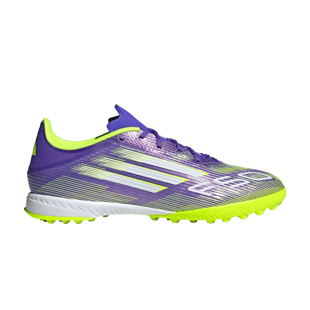 アディダス アディゼロ 紫 パープル ラッシュ 白色 ホワイト 'RADIANT PACK' スニーカー メンズ ADIDAS ADIZERO F50 LEAGUE TF BLAZE / PURPLE RUSH CLOUD WHITE LUCID|スニケス