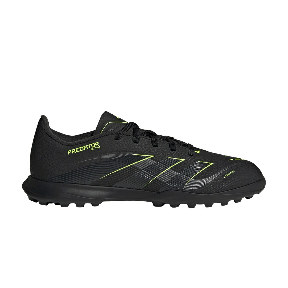 アディダス プレデター ステルス コア 黒色 ブラック カーボン ELECTRIC PACK スニーカー メンズ ADIDAS PREDATOR LEAGUE TF K STEALTH / CORE BLACK CARBON LUCID LEMON