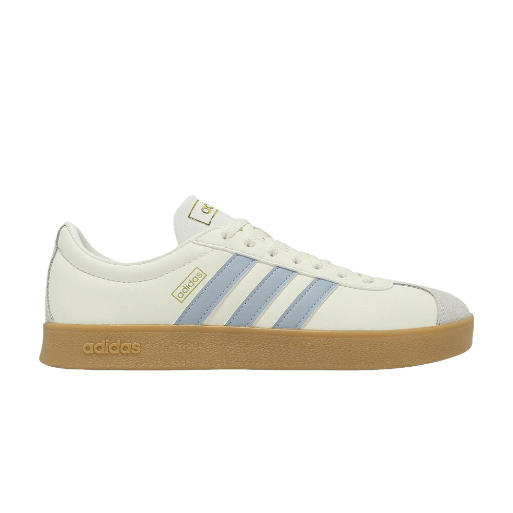 アディダス コート クラシック 白色 ホワイト 青色 ブルー ゴールド 'OFF BLUE' スニーカー メンズ ADIDAS VL COURT CLASSIC WHITE WONDER / OFF WHITE WONDER BLUE GOLD