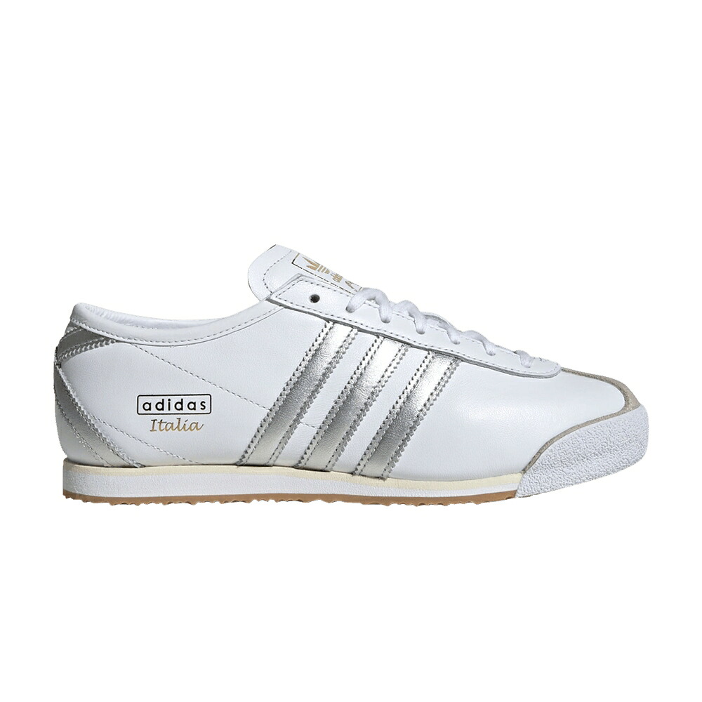 アディダス しろがね色 しろがね色 白いこと 白いこと \u0027WHITE METALLIC\u0027 スニーカー レディース ADIDAS WMNS ITALIA 70S SILVER / CLOUD WHITE SILVER METALLIC