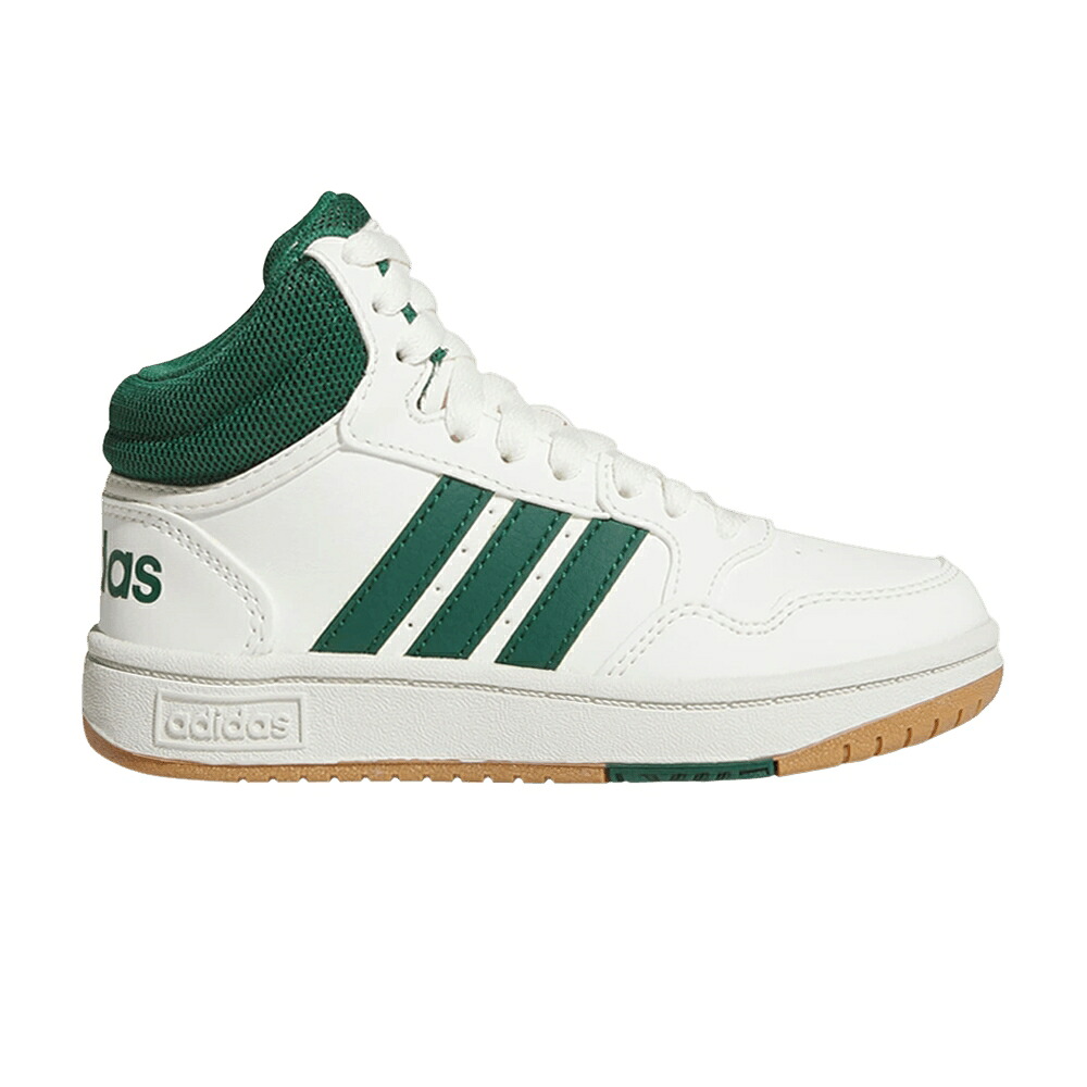 アディダス ミッド 緑 グリーン コア 白色 ホワイト 'WHITE GUM' スニーカー メンズ ADIDAS HOOPS MID K COLLEGIATE GREEN / CORE WHITE COLLEGIATE GREEN GUM|スニケス