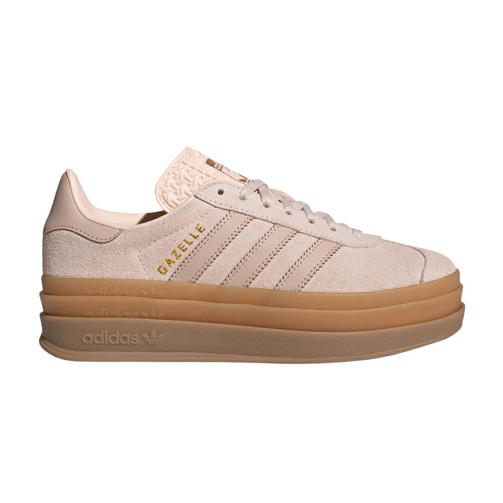 アディダス ガゼル \u0027WONDER GUM\u0027 スニーカー メンズ ADIDAS GAZELLE BOLD J QUARTZ / WONDER QUARTZ WONDER TAUPE GUM
